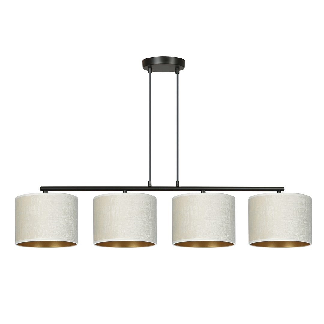 Hilde 100cm Beige hanglamp Van Emibig Lighting - Dankzij de eenvoudige constructie en het elegante kleurenschema is Hilde een veelzijdige keuze die past in veel verschillende kamers en stijlen.