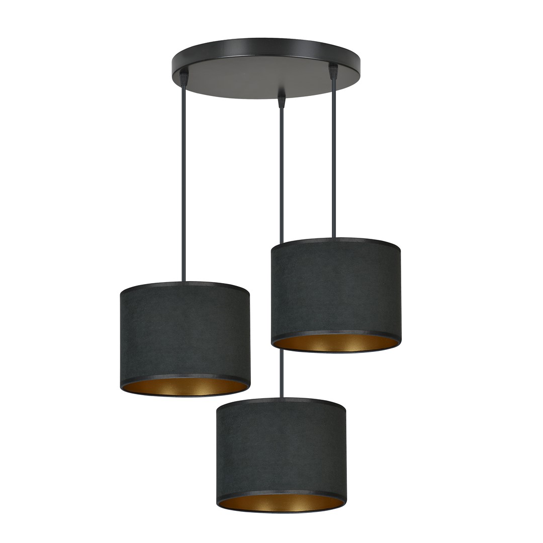 Hilde Ø50 Zwart hanglamp Van Emibig Lighting - Dankzij de eenvoudige constructie en het elegante kleurenschema is Hilde een veelzijdige keuze die past in veel verschillende kamers en stijlen.