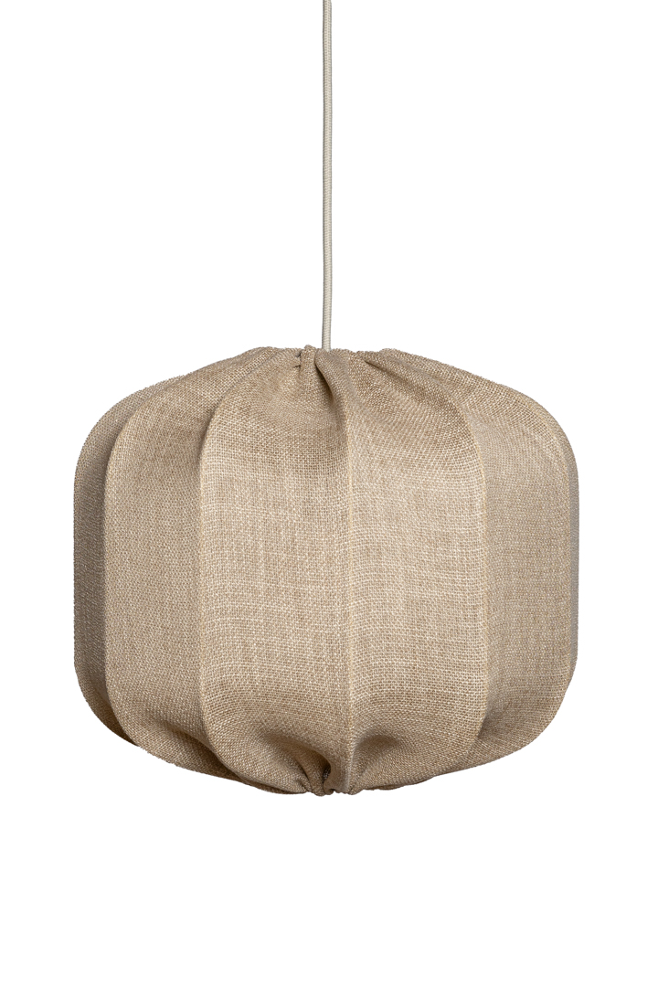 Dester Lampenkap Excl. Ophanging Ø38 Beige hanglamp Van Alde & Lind - De linnen stof geeft de Dester lampenkap een verfijnde en elegante uitstraling.