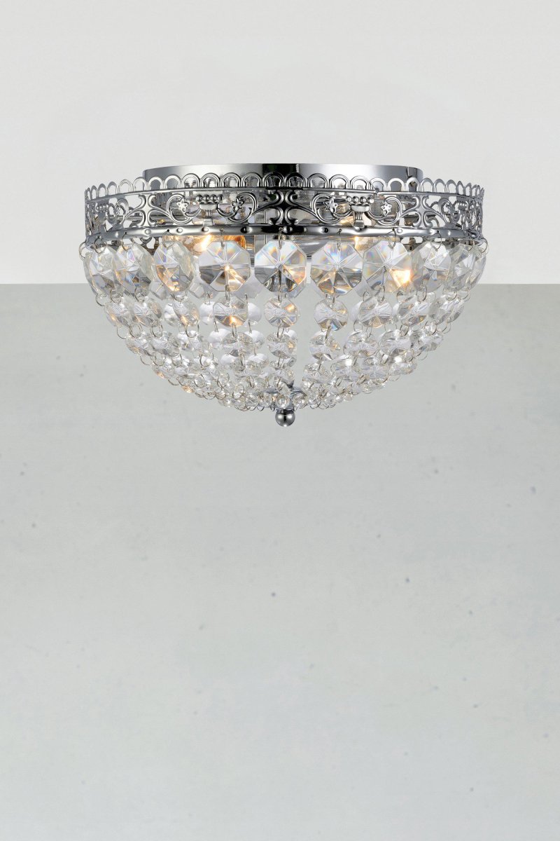 Saxholm Ø27 Chroom badkamerlamp Van Markslöjd - Met een diameter van 27 cm is het al snel een blikvanger in de kamer en voegt het een luxe uitstraling toe aan uw interieur.