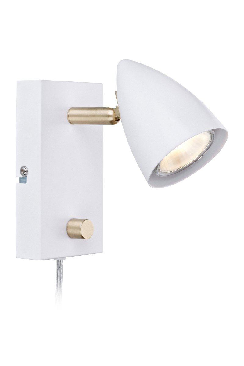 Ciro Wit leeslamp Van Markslöjd - Gemakkelijk te monteren en met een compact ontwerp is het perfect voor kleinere ruimtes waar zowel functionaliteit als stijl belangrijk zijn.