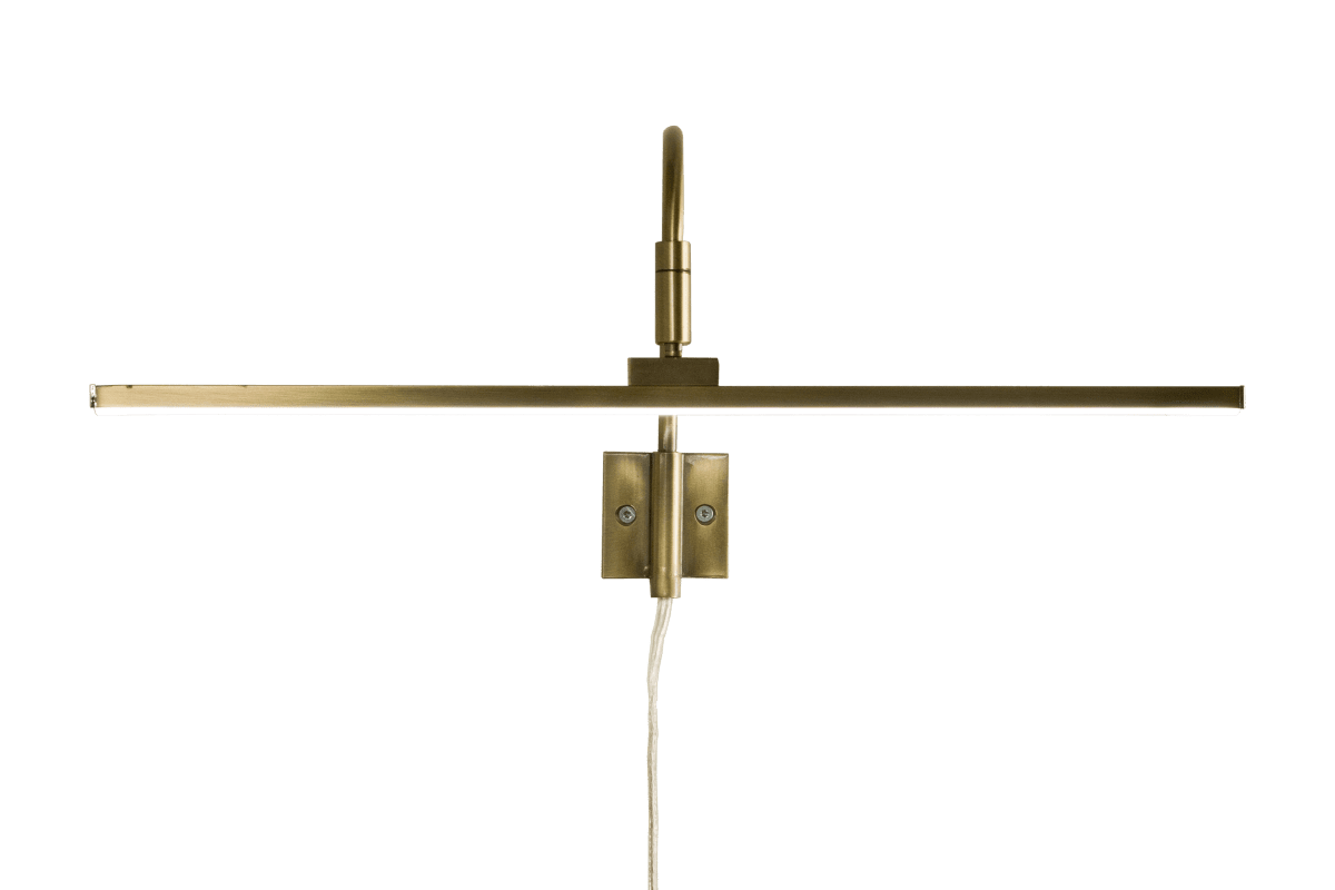 Miro 40cm Antiquiteit Van Aneta Lighting - De geïntegreerde warmwitte LED-lamp levert 450 lumen en heeft een levensduur van 50.