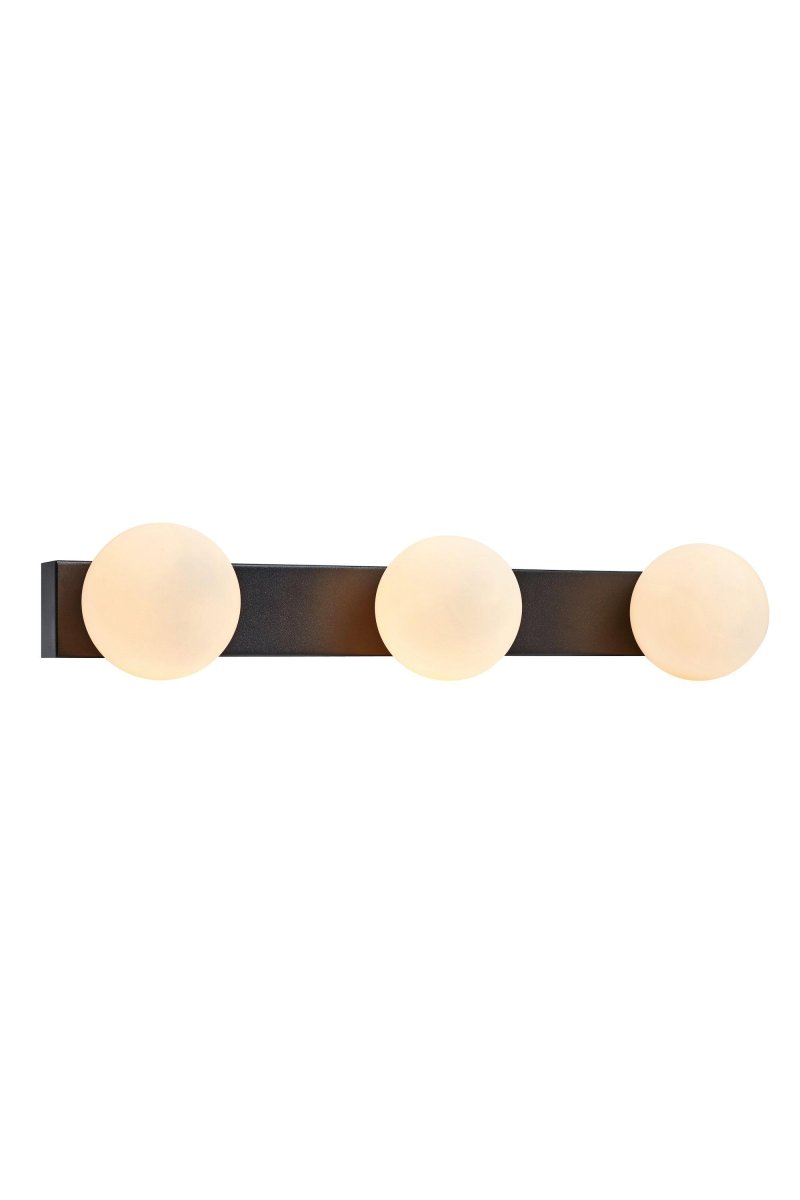Mini 50cm Zwart badkamerlamp Van Markslöjd - Deze wandlamp verspreidt een gelijkmatig en aangenaam licht en is daardoor ideaal als sfeerverlichting of om specifieke plekken in huis te accentueren.