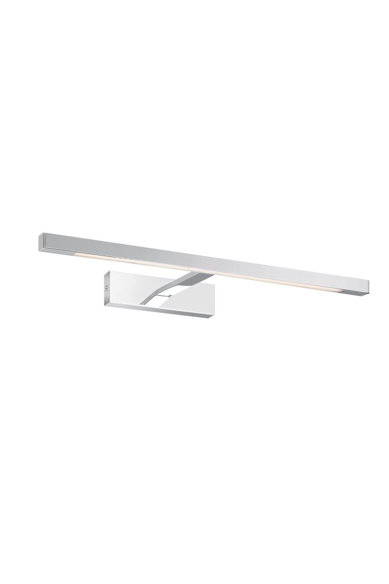 Neptunus 60cm Chroom badkamerlamp Van Markslöjd - De chromen afwerking zorgt voor een verfijnde en minimalistische uitstraling, terwijl het slanke, lineaire ontwerp ervoor zorgt dat het licht gelijkmatig over het gehele oppervlak wordt verspreid.