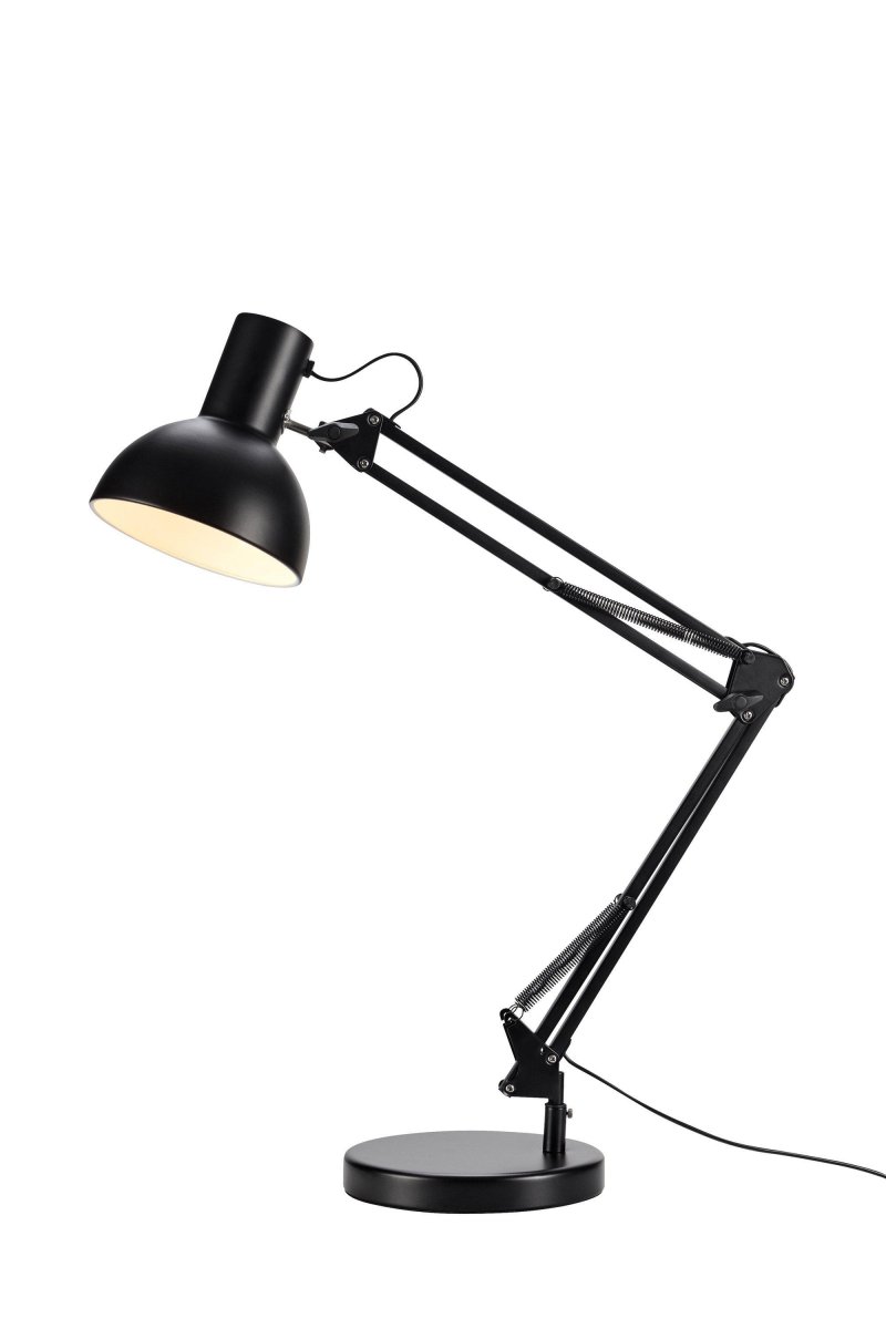 Architect 80cm Zwart bureaulamp Van Markslöjd - Een ideale lamp om een efficiënte en goed verlichte werkplek te creëren of om een industriële touch aan uw huis te geven.