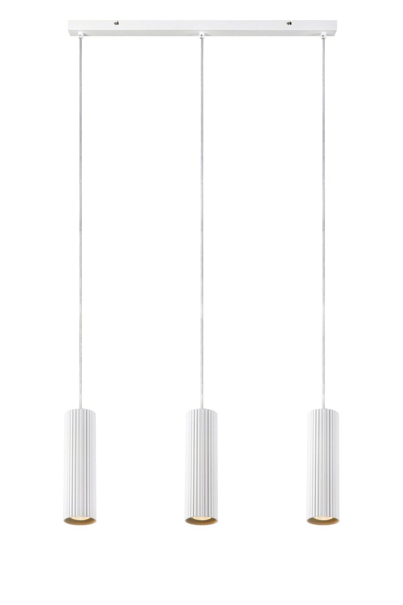 Costilla 68cm Wit hanglamp Van Markslöjd - De plafondlamp geeft een aangenaam algemeen licht en heeft een eenvoudig ontwerp dat in de meeste huizen past.