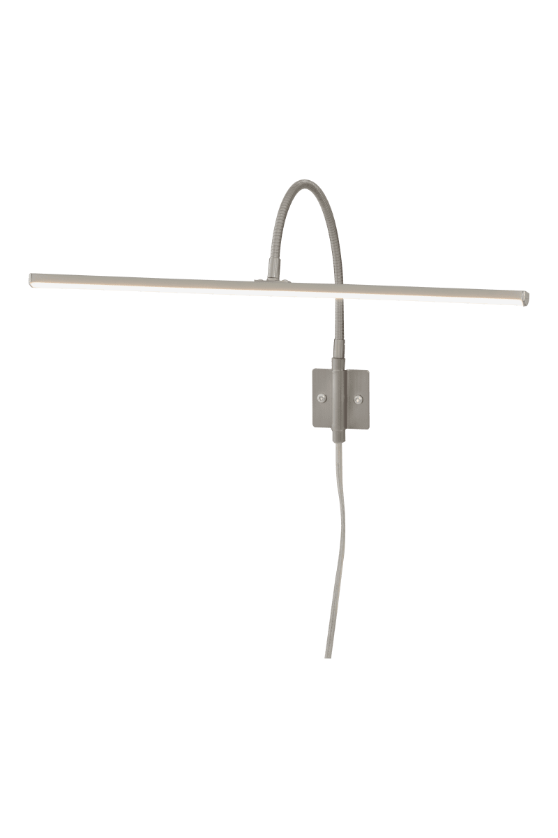 Miro 40cm Staal Van Aneta Lighting - Miro kan zowel aan de muur als direct op de fotolijst worden bevestigd.