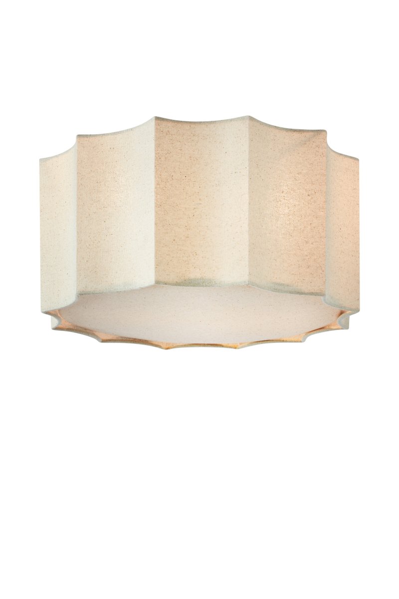 Olea Ø35 Beige plafondlamp Van Markslöjd - Olea is een decoratieve plafondlamp met een zacht gevormd design dat doet denken aan golven of bloemblaadjes.