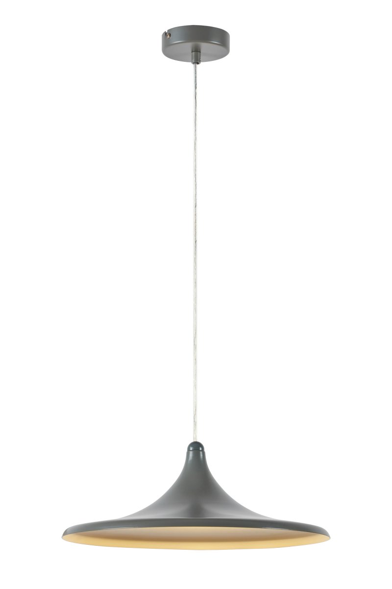 Beam Ø37 Grijs hanglamp Van Markslöjd - De ge&iuml;ntegreerde LED-module geeft een warm wit licht van 3000K en heeft een 3-traps dimfunctie, waarmee de helderheid eenvoudig kan worden ingesteld tussen 100%, 50% en 25% met een standaard wandschakelaar.