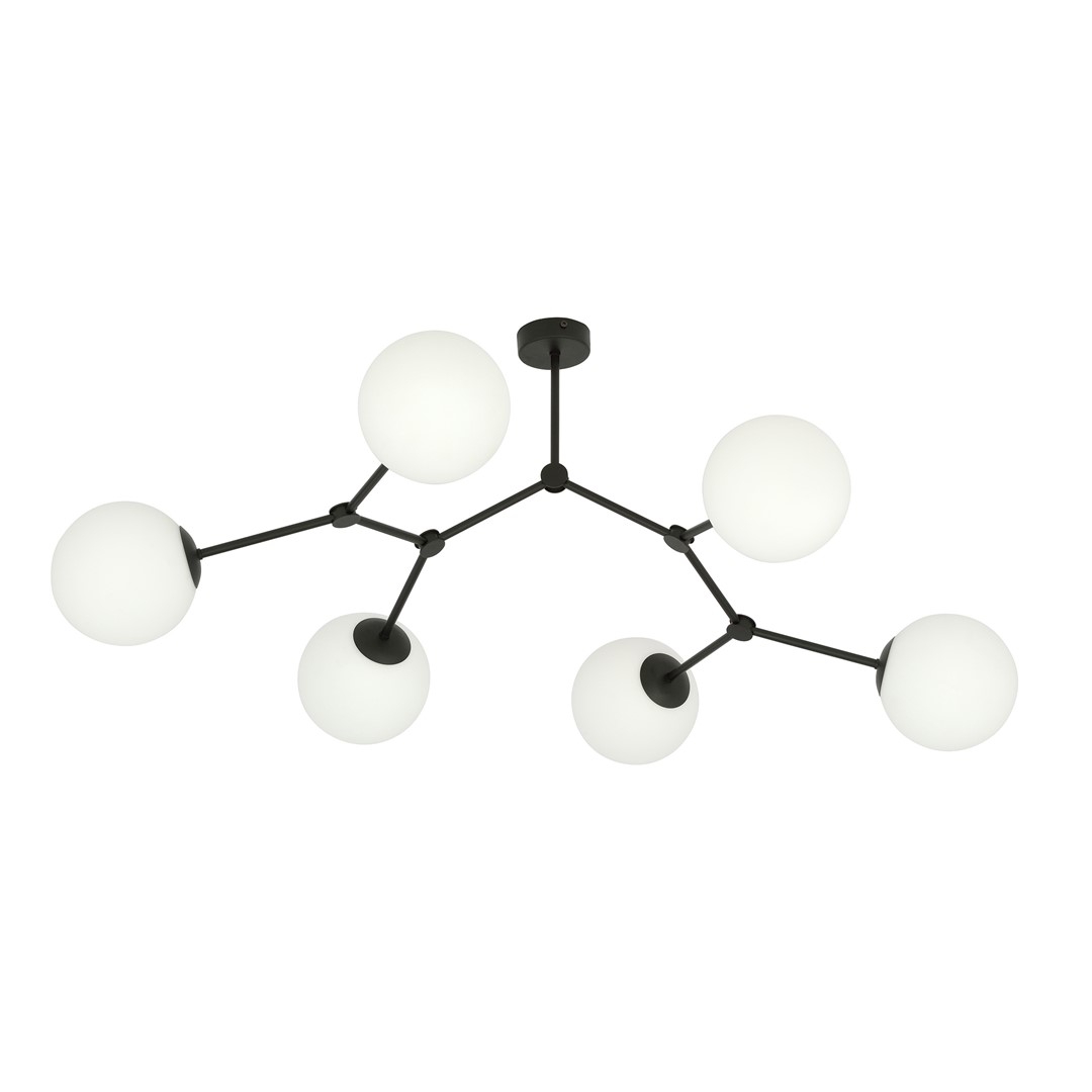 Space 108cm Wit plafondlamp Van Emibig Lighting - Ruimte &ndash; Een plafondlamp die helemaal past bij de stijlvolle trend en indruk maakt door zijn unieke vorm en karakteristieke design.
