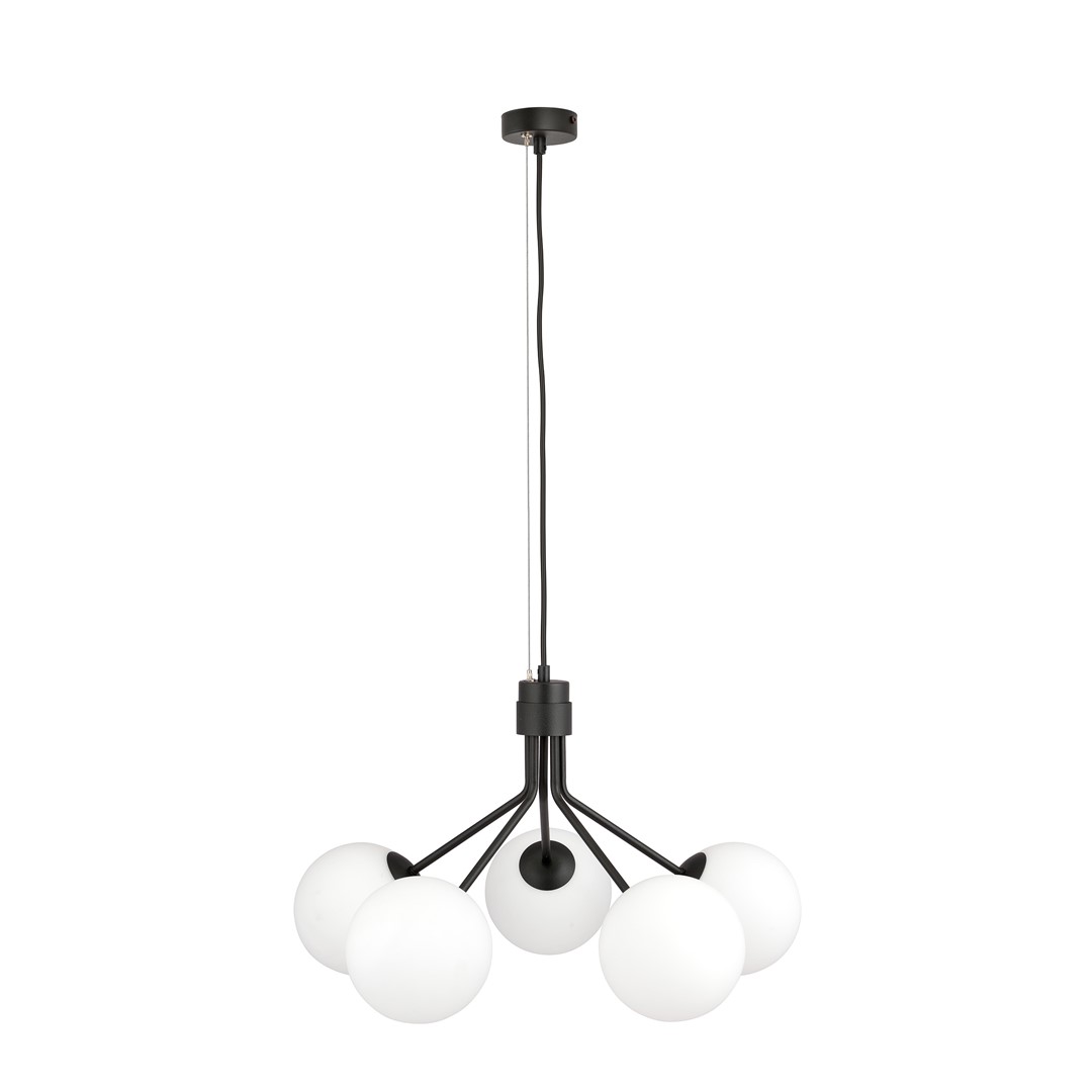Nova Ø57 Wit hanglamp Van Emibig Lighting - Hangend boven een tafel of in de keuken; Het cre&euml;ert een unieke sfeer in de kamer.