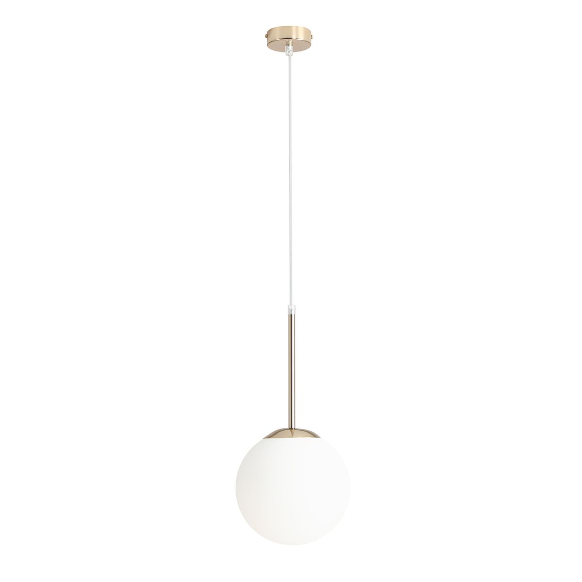 Bosso Ø20 Goud hanglamp Van Artera - De lamp verspreidt een zacht en aangenaam licht en is daarom ideaal voor boven de eettafel, in de hal of woonkamer.