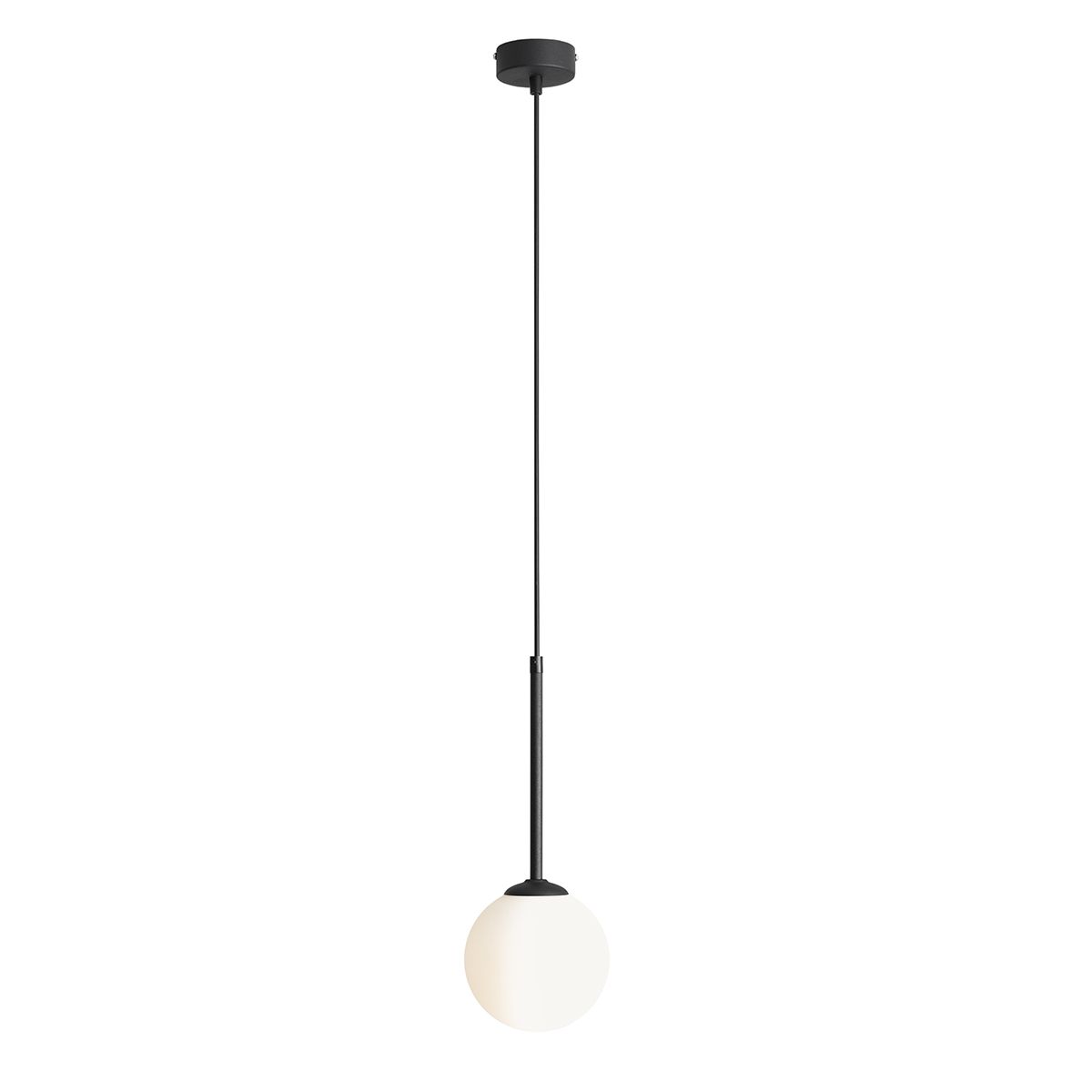 Bosso Ø14 Zwart hanglamp Van Artera - De lamp verspreidt een zacht en aangenaam licht en is daarom ideaal voor boven de eettafel, in de hal of woonkamer.