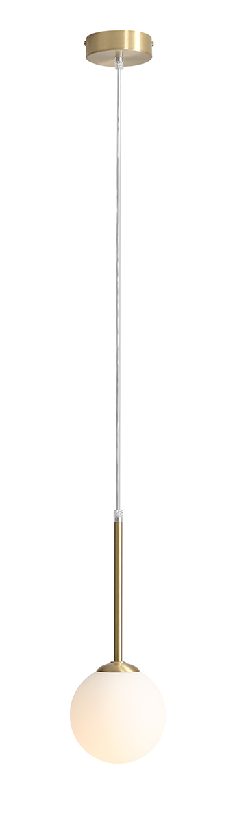 Bosso Ø14 Messing hanglamp Van Artera - De lamp verspreidt een zacht en aangenaam licht en is daarom ideaal voor boven de eettafel, in de hal of woonkamer.