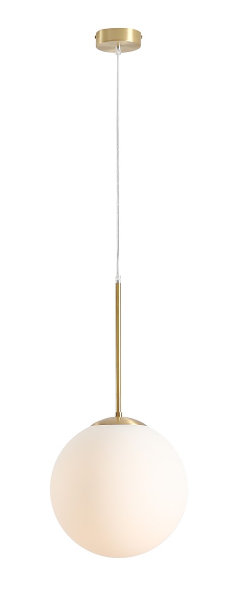 Bosso Ø30 Messing hanglamp Van Artera - De lamp verspreidt een zacht en aangenaam licht en is daarom ideaal voor boven de eettafel, in de hal of woonkamer.