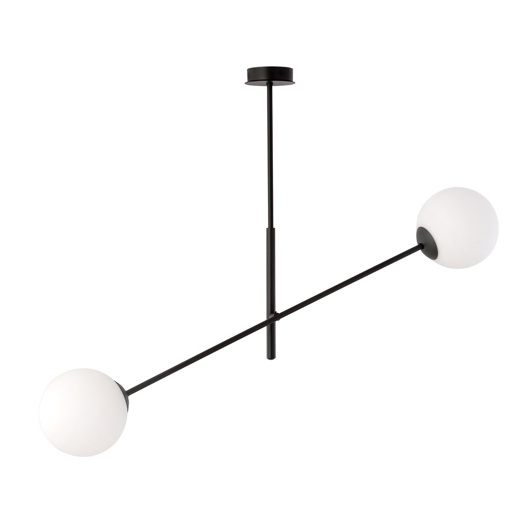 Linear 102cm Wit hanglamp Van Emibig Lighting - en cre&euml;ert een unieke en uitnodigende sfeer.