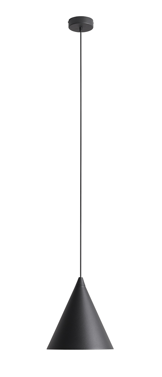 Form Ø24 Zwart hanglamp Van Artera - Het tijdloze design en de subtiele kleur zorgen ervoor dat de lamp gemakkelijk in verschillende interieurstijlen past en tegelijkertijd een verfijnde en moderne uitstraling aan de kamer toevoegt.
