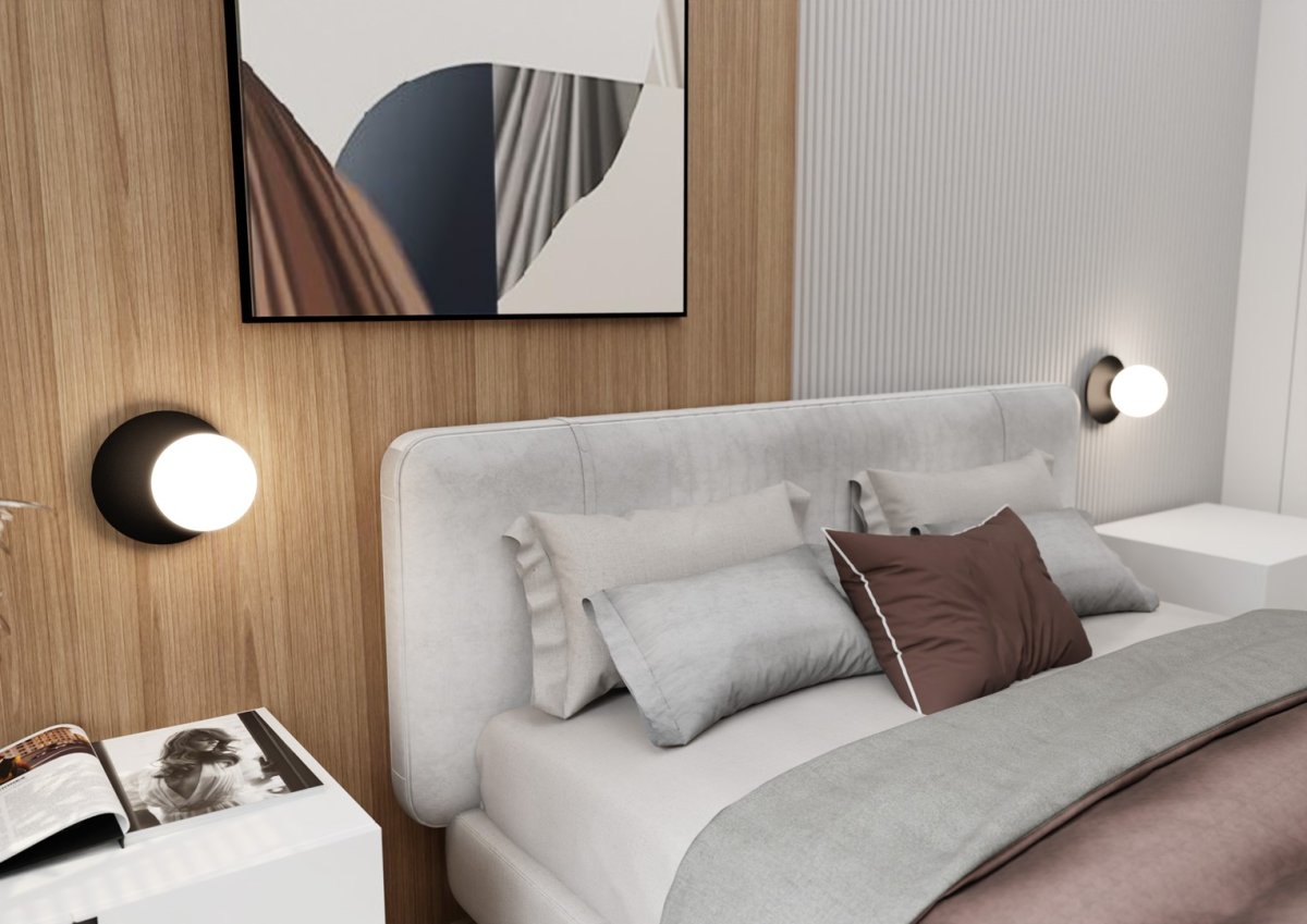 Oslo Ø20 Wit wandlamp Van Emibig Lighting - De kracht zit in de uiterst duurzame vormgeving, de stoere metaalachtige uitstraling, de gladde oppervlakken en het uniforme kleurenpalet.