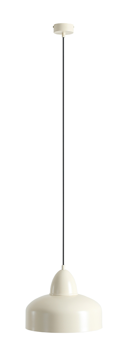 Como Ø30 Crème wit hanglamp Van Artera - Dankzij de minimalistische vorm van de lamp is deze eenvoudig te integreren in verschillende interieurstijlen, van Scandinavische eenvoud tot industriële esthetiek.
