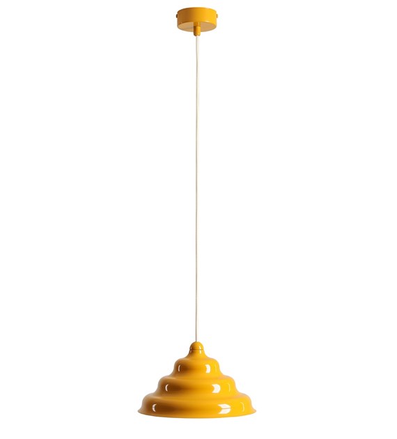 Wave Ø23 Geel hanglamp Van Artera - Wave is een moderne hanglamp met een retrodesign, waardoor het een veelzijdige lamp is die in elk huis past.