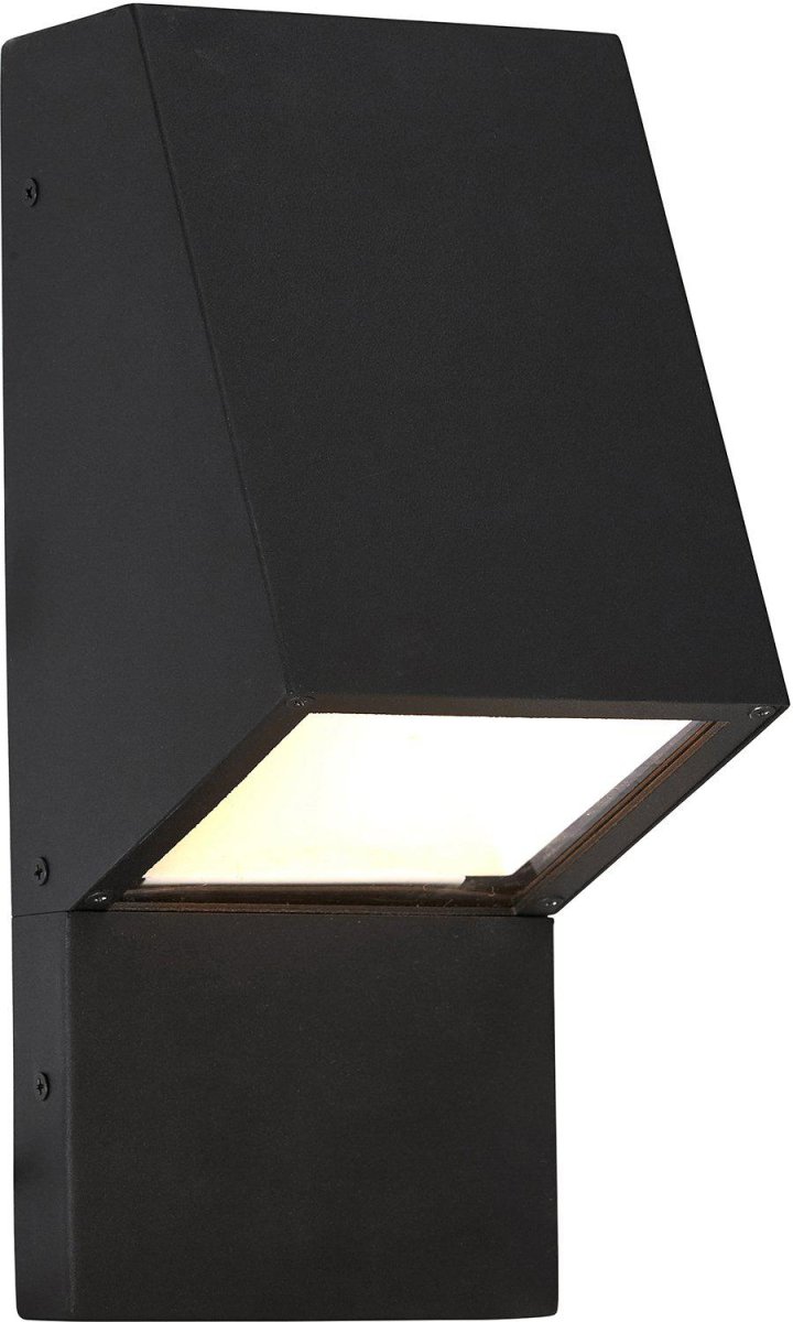 Luton Zwart buitenlamp Van PR Home - Met E27-fitting, geschikt voor gebruik met zowel traditionele gloeilampen als nieuwere LED-lichtbronnen, max.