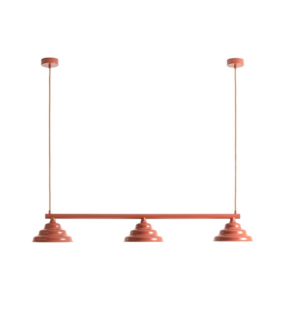 Wave 106cm Oranje hanglamp Van Artera - Wave is een moderne hanglamp met een retrodesign, waardoor het een veelzijdige lamp is die in elk huis past.