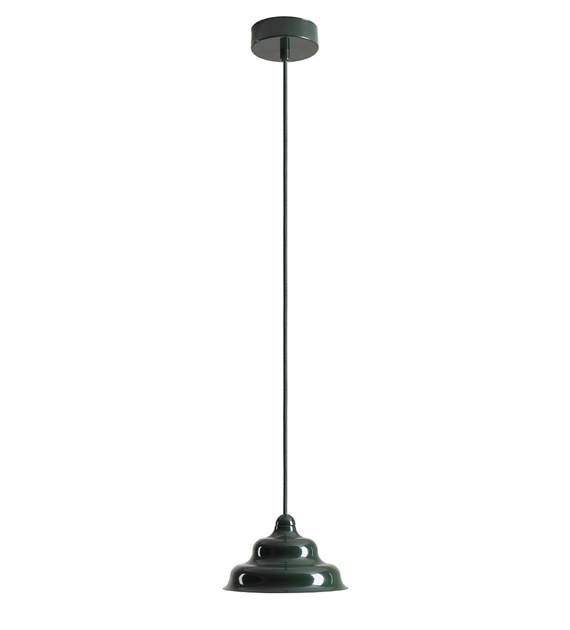 Wave Ø17 Donkergroen hanglamp Van Artera - Wave is een moderne hanglamp met een retrodesign, waardoor het een veelzijdige lamp is die in elk huis past.