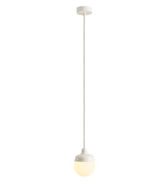 Wave Ø17 Crèmewit hanglamp Van Artera - De witte tint in combinatie met de cr&egrave;mewitte details cre&euml;ert harmonie en zorgt, naast dat het zorgt voor een goede verlichting, voor een stijlvol interieurdetail in huis.