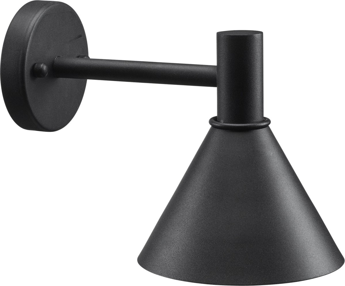 MiniTripp Zwart buitenlamp Van PR Home - Met E27-fitting, geschikt voor gebruik met zowel traditionele gloeilampen als nieuwere LED-lichtbronnen, max.
