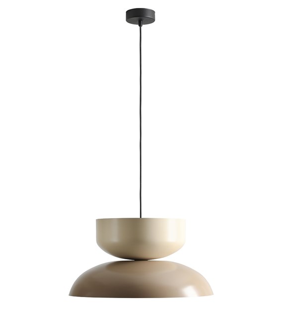 Elo Ø47 Beige/crèmewit hanglamp Van Artera - Met zijn zachte crèmewitte en warme beige kleur vormt hij een speels en stijlvol element in het interieur.