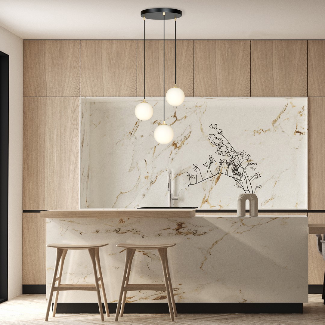 Royal Ø40 Zwart hanglamp Van Emibig Lighting - Met een eenvoudig ontwerp met een ronde rozet is het zeer veelzijdig en geschikt voor verschillende ruimtes, zoals de keuken, woonkamer of eetkamer.