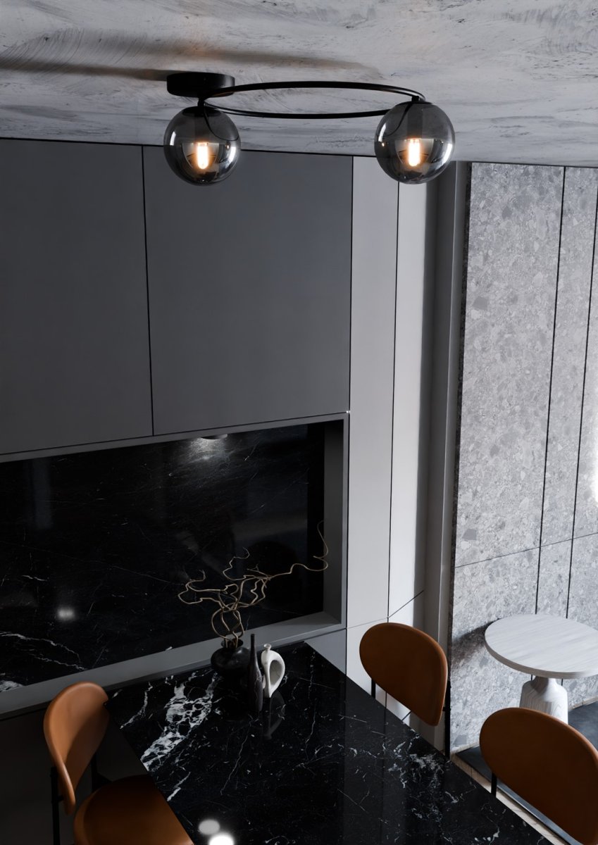 Sopra Ø47 Rookkleurig plafondlamp Van Emibig Lighting - Sopra is gemaakt van materialen van de hoogste kwaliteit en biedt niet alleen een esthetische uitstraling, maar ook duurzaamheid en stabiliteit.