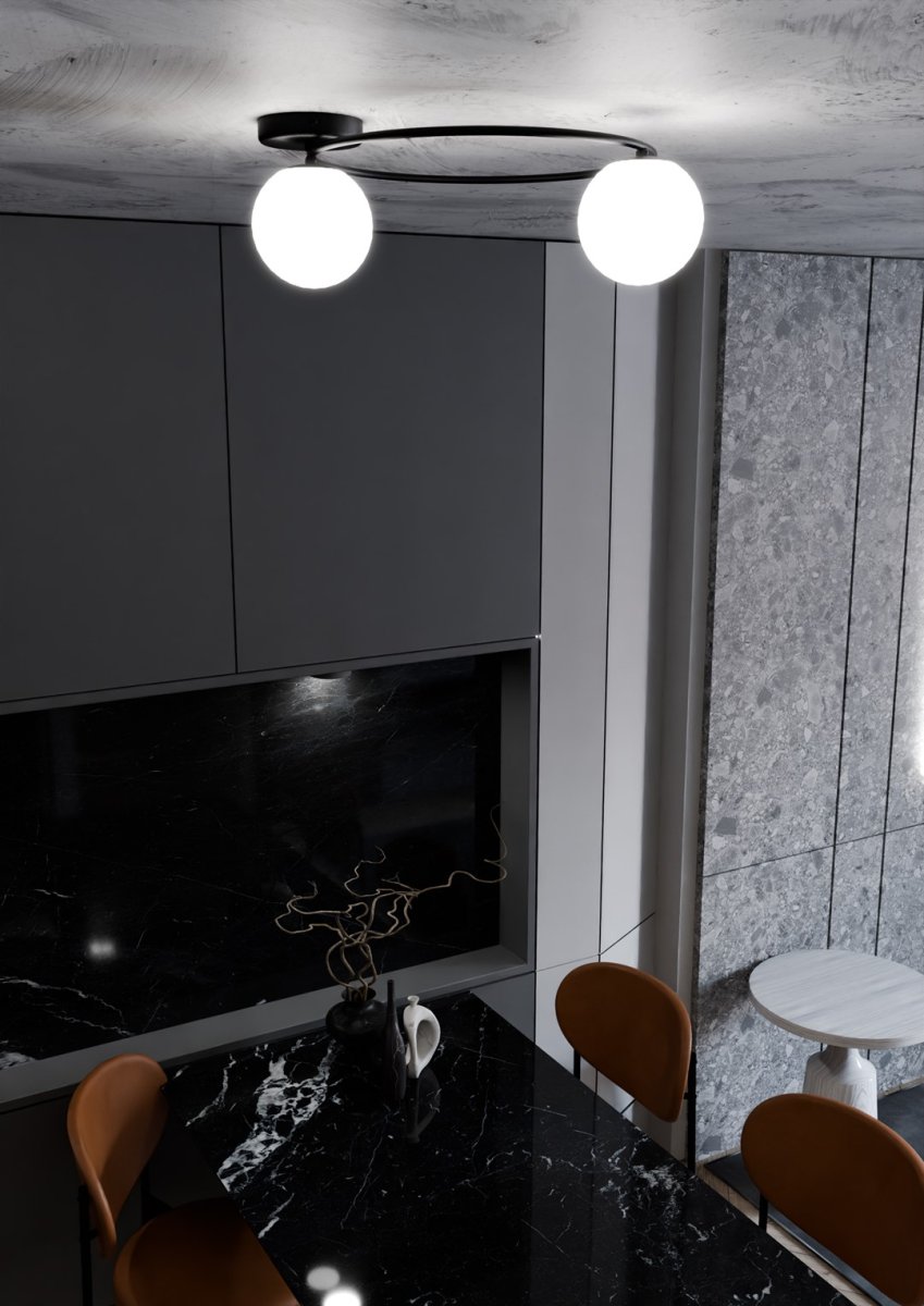 Sopra Ø47 Wit plafondlamp Van Emibig Lighting - Sopra is gemaakt van materialen van de hoogste kwaliteit en biedt niet alleen een esthetische uitstraling, maar ook duurzaamheid en stabiliteit.