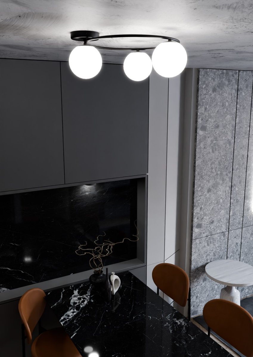Sopra Ø47 Wit plafondlamp Van Emibig Lighting - Sopra is gemaakt van materialen van de hoogste kwaliteit en biedt niet alleen een esthetische uitstraling, maar ook duurzaamheid en stabiliteit.