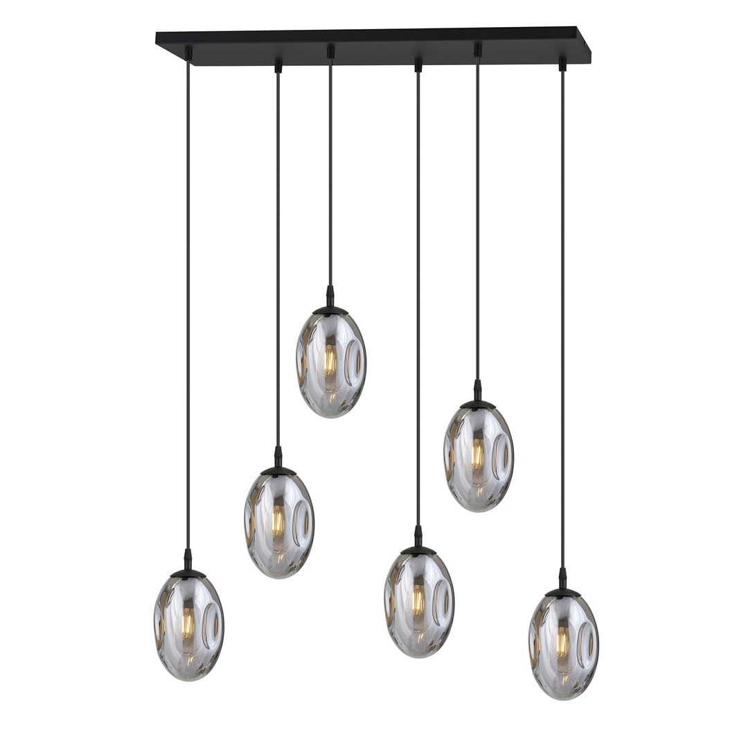 Astral 70cm Rookkleurig hanglamp Van Emibig Lighting - Perfect boven de eettafel of in een open ruimte waar de lamp een natuurlijke blikvanger wordt.