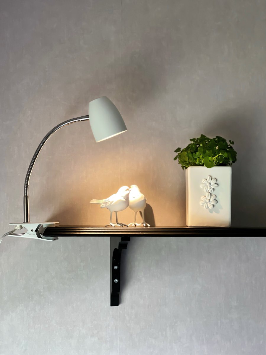Sandnes Wit klemlamp Van Aneta Lighting - 