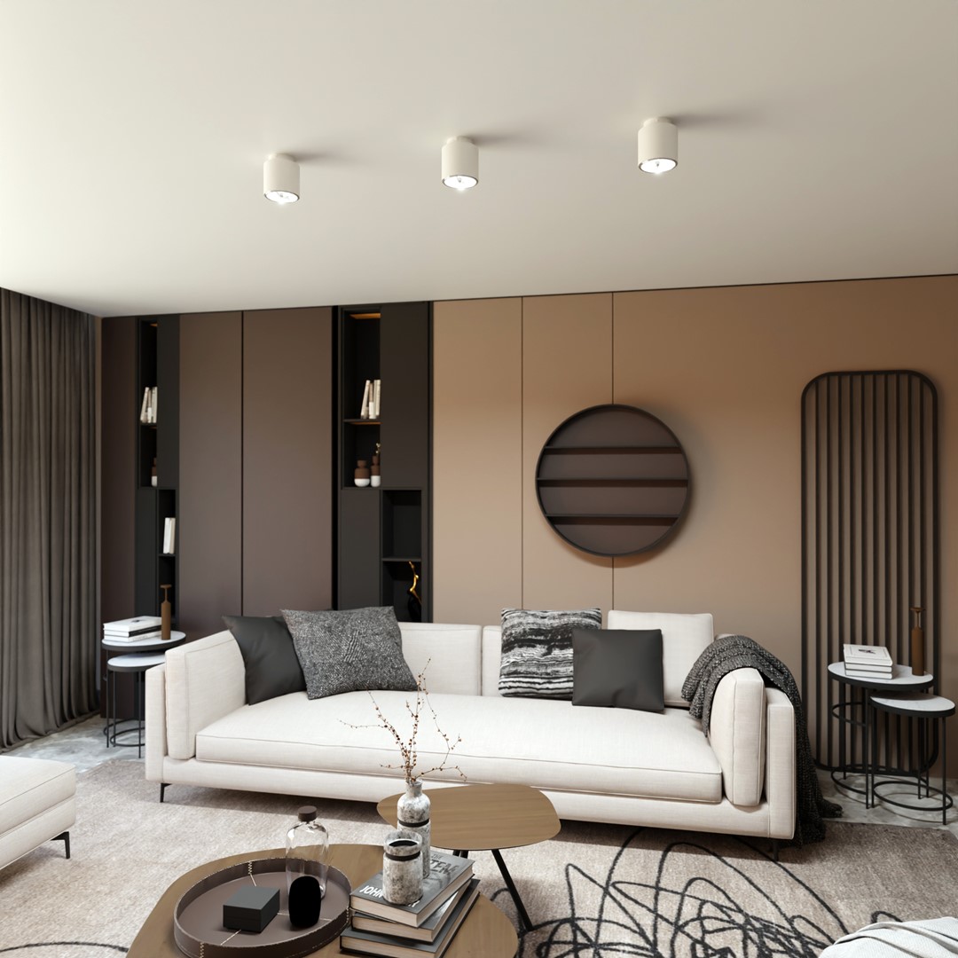 Nano Wit spot Van Emibig Lighting - De Nano plafondlamp is een minimalistische serie.