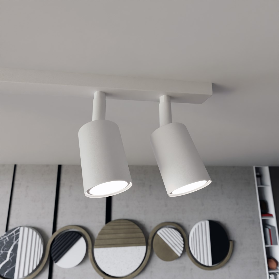 Flash 4 Wit spot Van Emibig Lighting - De Flash-serie is de perfecte oplossing voor iedereen die van een eenvoudig design houdt, zonder in te leveren op kwaliteit.
