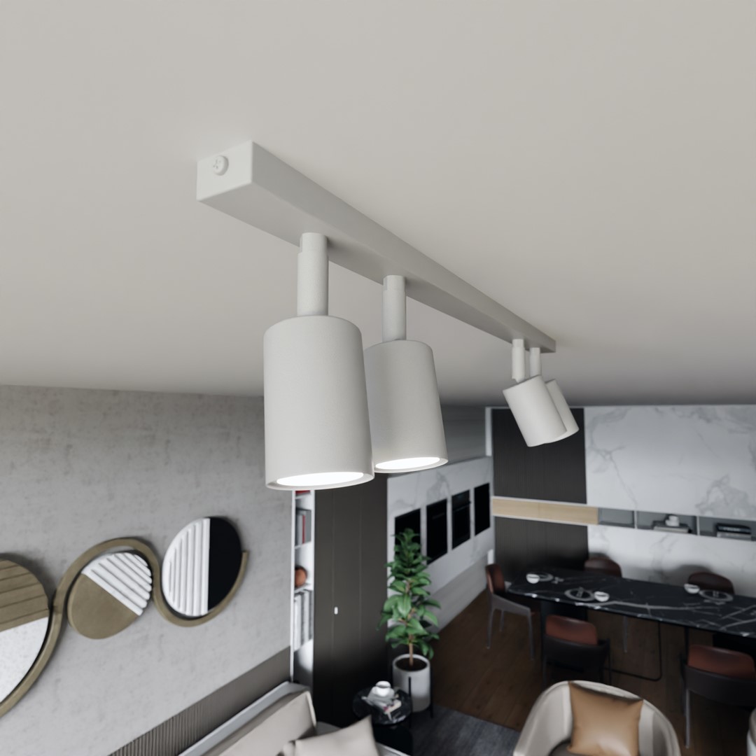Flash 4 Wit spot Van Emibig Lighting - De Flash-serie is de perfecte oplossing voor iedereen die van een eenvoudig design houdt, zonder in te leveren op kwaliteit.