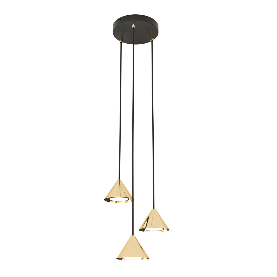 Elit Premium Ø20 Goud hanglamp Van Emibig Lighting - Elit is een uniek verlichtingsarmatuur met een modern en minimalistisch design.