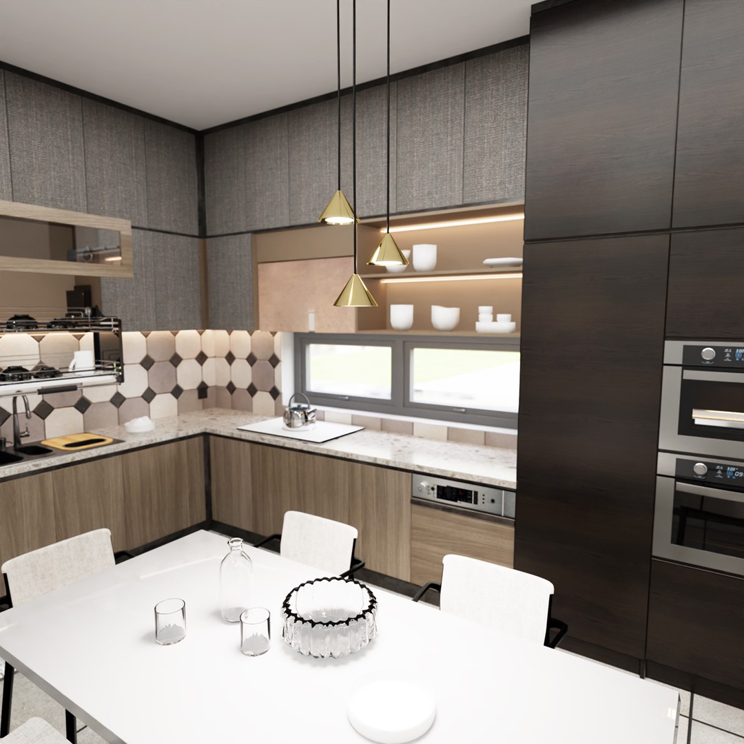 Elit Premium Ø20 Goud hanglamp Van Emibig Lighting - Elit is een uniek verlichtingsarmatuur met een modern en minimalistisch design.