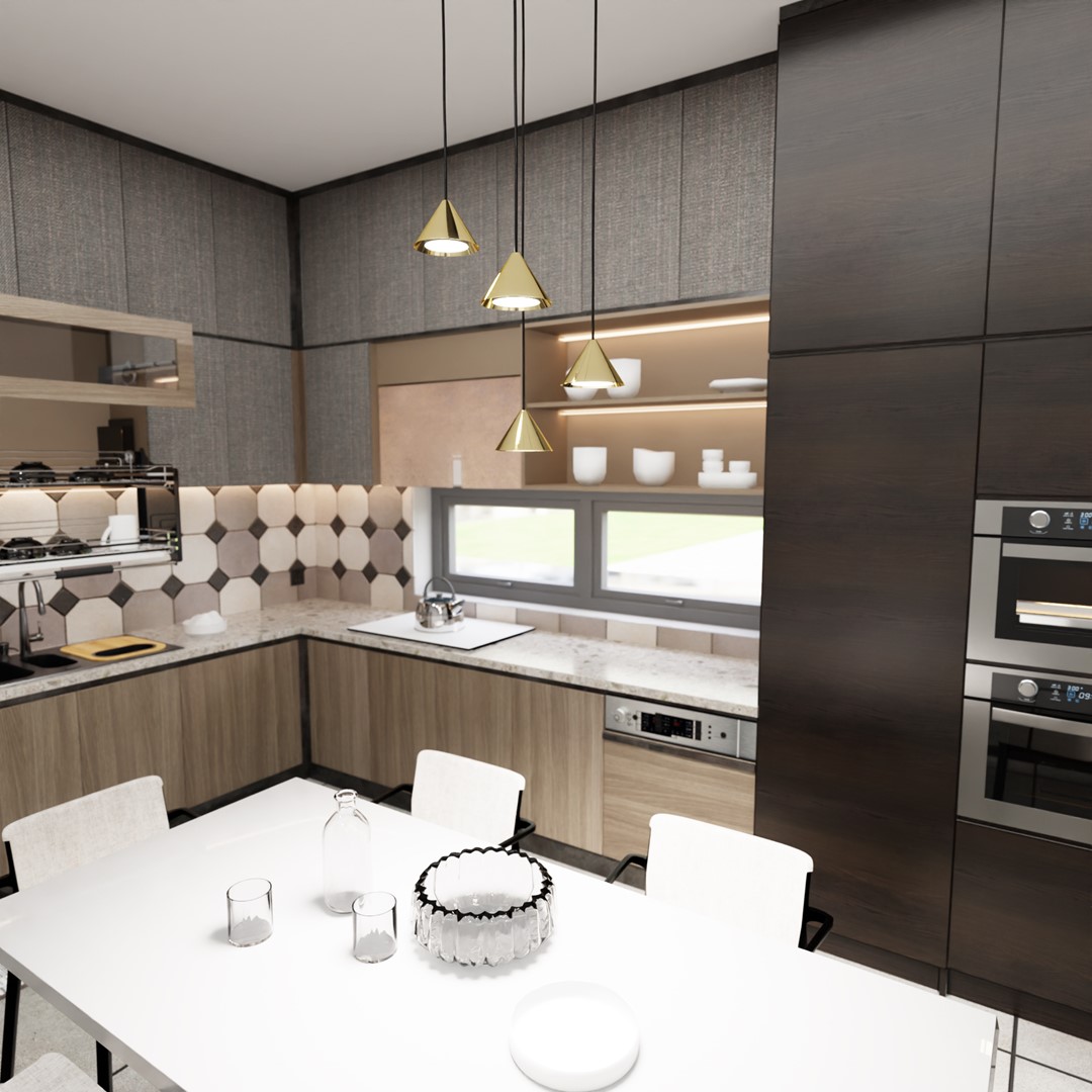 Elit Premium Ø30 Goud hanglamp Van Emibig Lighting - Elit is een uniek verlichtingsarmatuur met een modern en minimalistisch design.