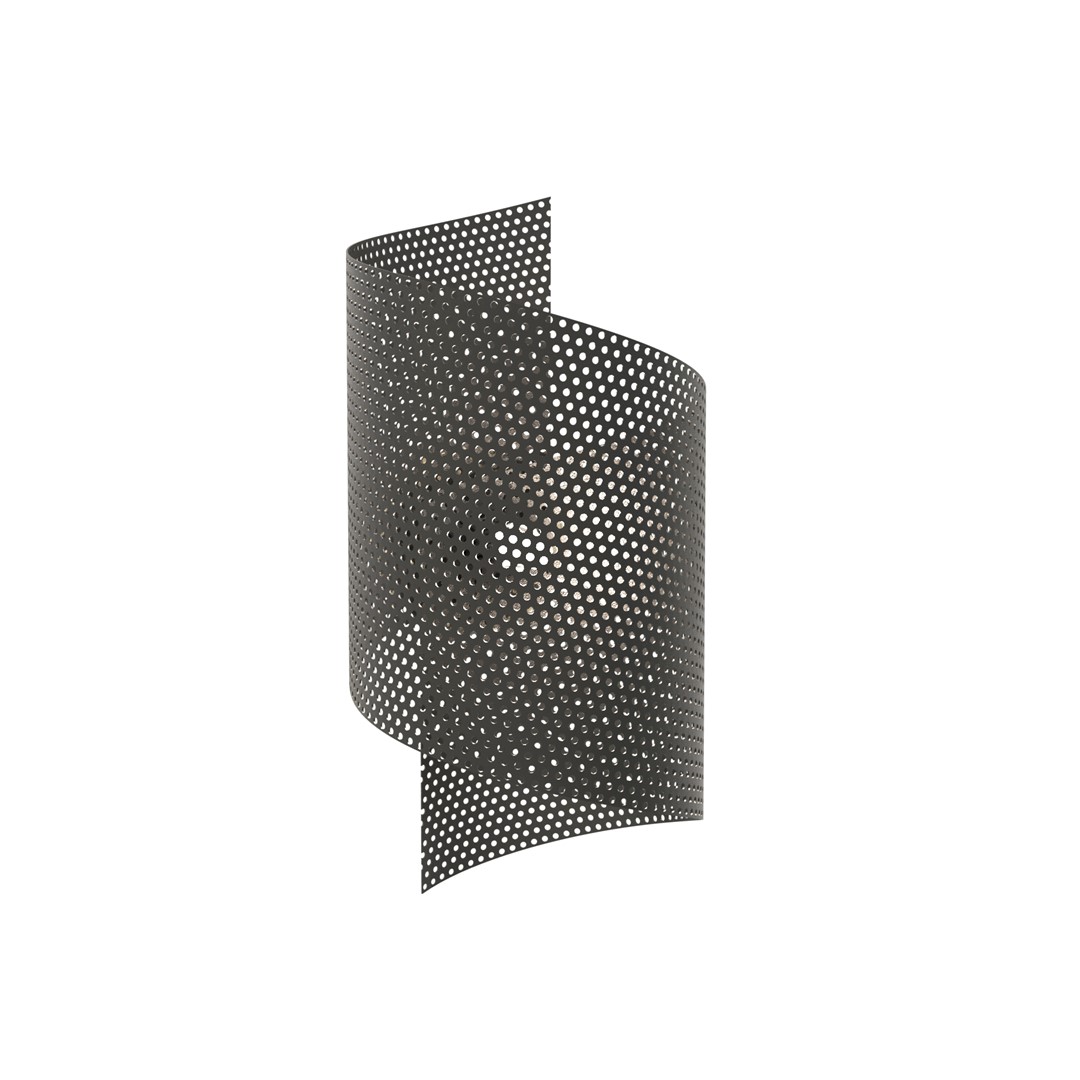 Spiral 30cm Zwart wandlamp Van Emibig Lighting - Ideaal voor het verlichten van trappen, gangen en hallen, maar ook als sfeervolle extra verlichting in de woonkamer of slaapkamer.