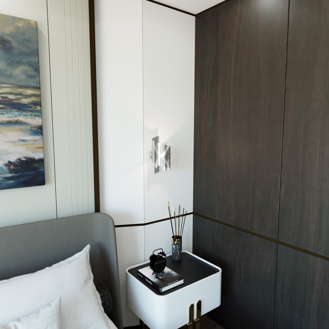 Spiral 30cm Chroom wandlamp Van Emibig Lighting - Ideaal voor het verlichten van trappen, gangen en hallen, maar ook als sfeervolle extra verlichting in de woonkamer of slaapkamer.