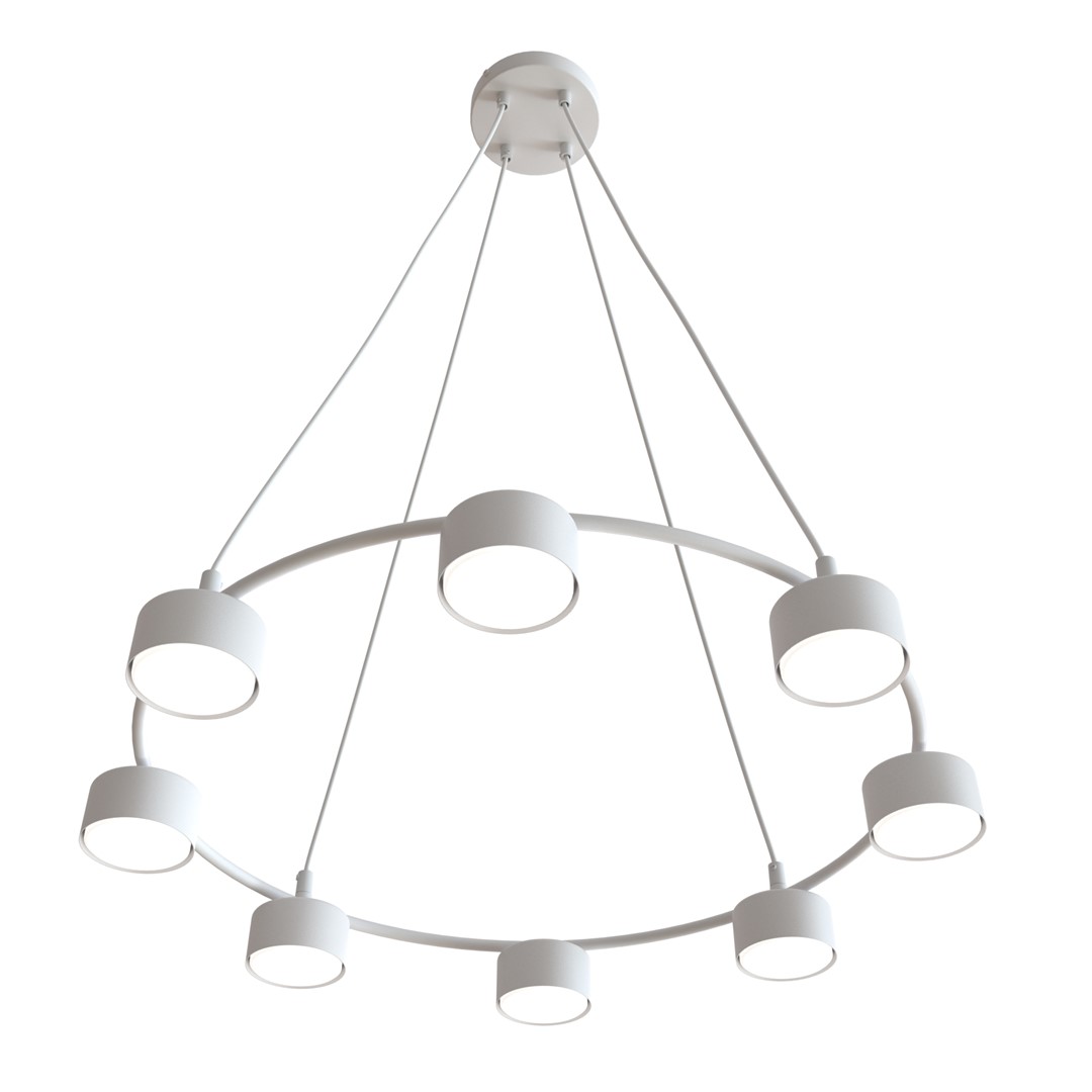 Starlit Ø64 Wit hanglamp Van Emibig Lighting - De eenvoudige vorm en strakke lijnen passen bij een modern en minimalistisch interieur, waardoor het een uitstekende keuze is voor woonkamers, eetkamers en keukens.