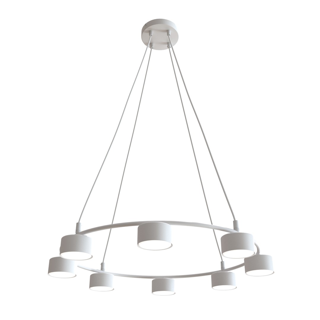 Starlit Ø64 Wit hanglamp Van Emibig Lighting - De eenvoudige vorm en strakke lijnen passen bij een modern en minimalistisch interieur, waardoor het een uitstekende keuze is voor woonkamers, eetkamers en keukens.