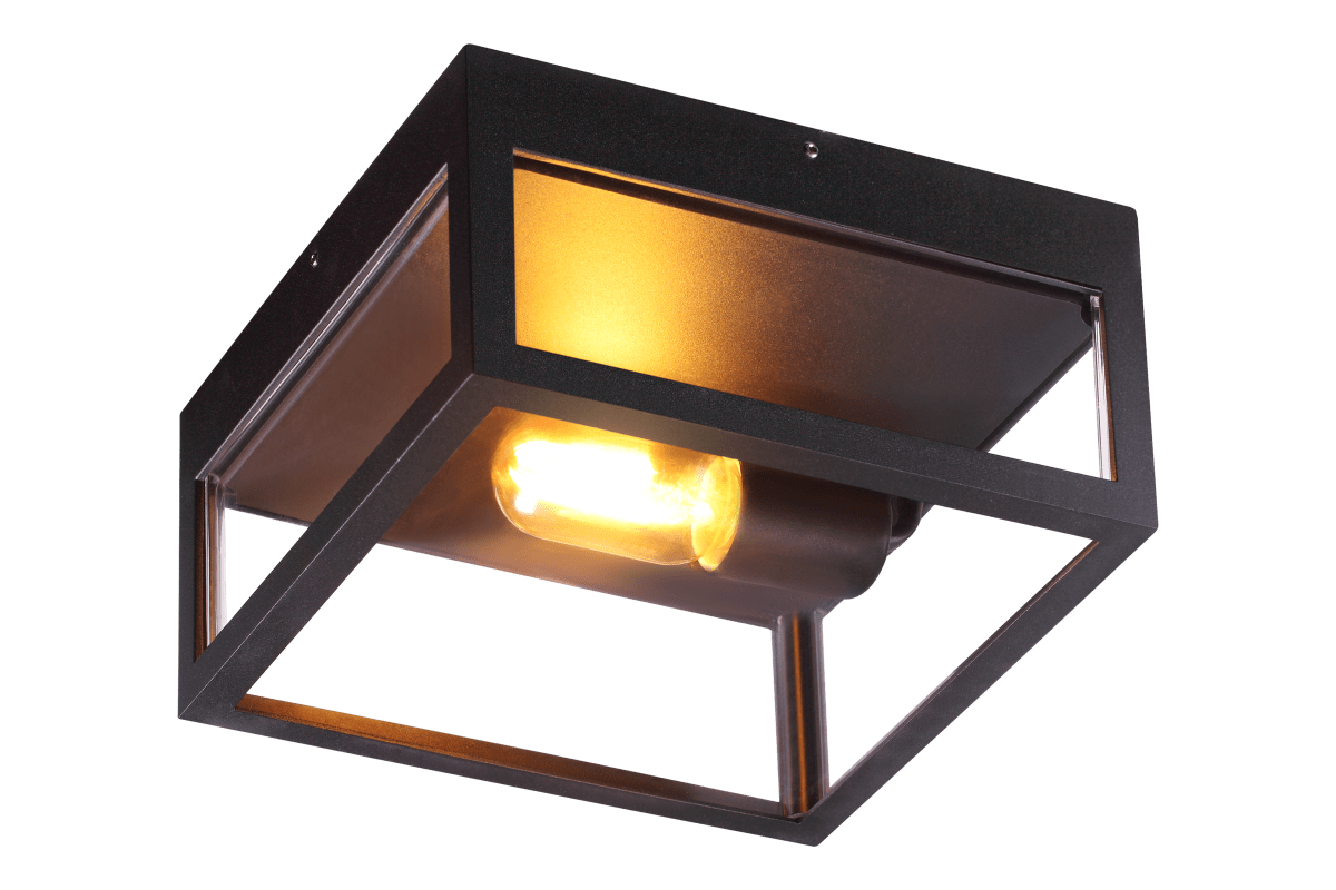 Arendal Zwart Van Aneta Lighting - Als er een dimbare lichtbron wordt gebruikt, kan een externe dimmer worden gebruikt.