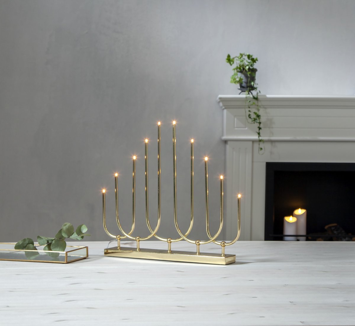 Novum Messing Van Star Trading - Novum straalt prachtig en verspreidt een heerlijke kerstsfeer.