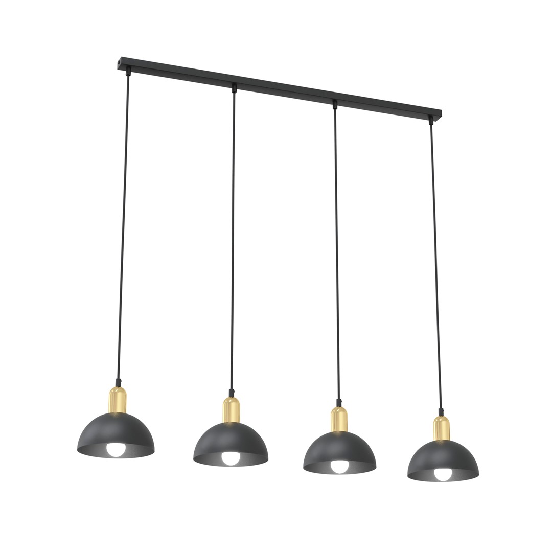 Moto 90cm Zwart hanglamp Van Emibig Lighting - &ndash; Moto cre&euml;ert een unieke sfeer en een stijlvol contrastelement in de ruimte.