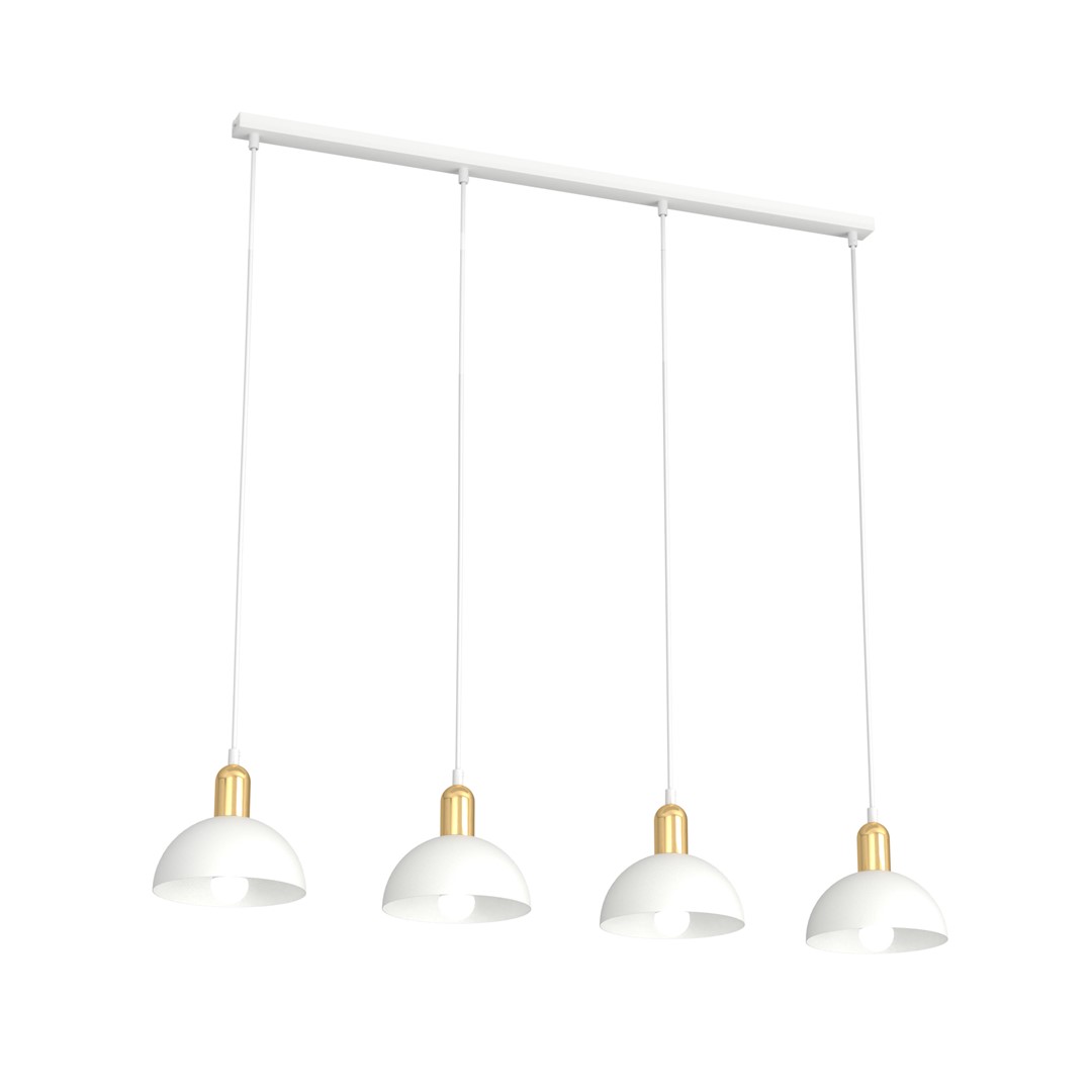 Moto 90cm Wit hanglamp Van Emibig Lighting - &ndash; Moto cre&euml;ert een unieke sfeer en een stijlvol contrastelement in de ruimte.
